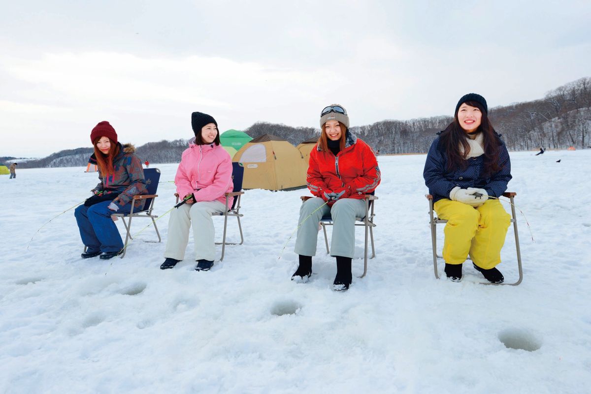 網走湖のワカサギ漁獲量は全国有数
