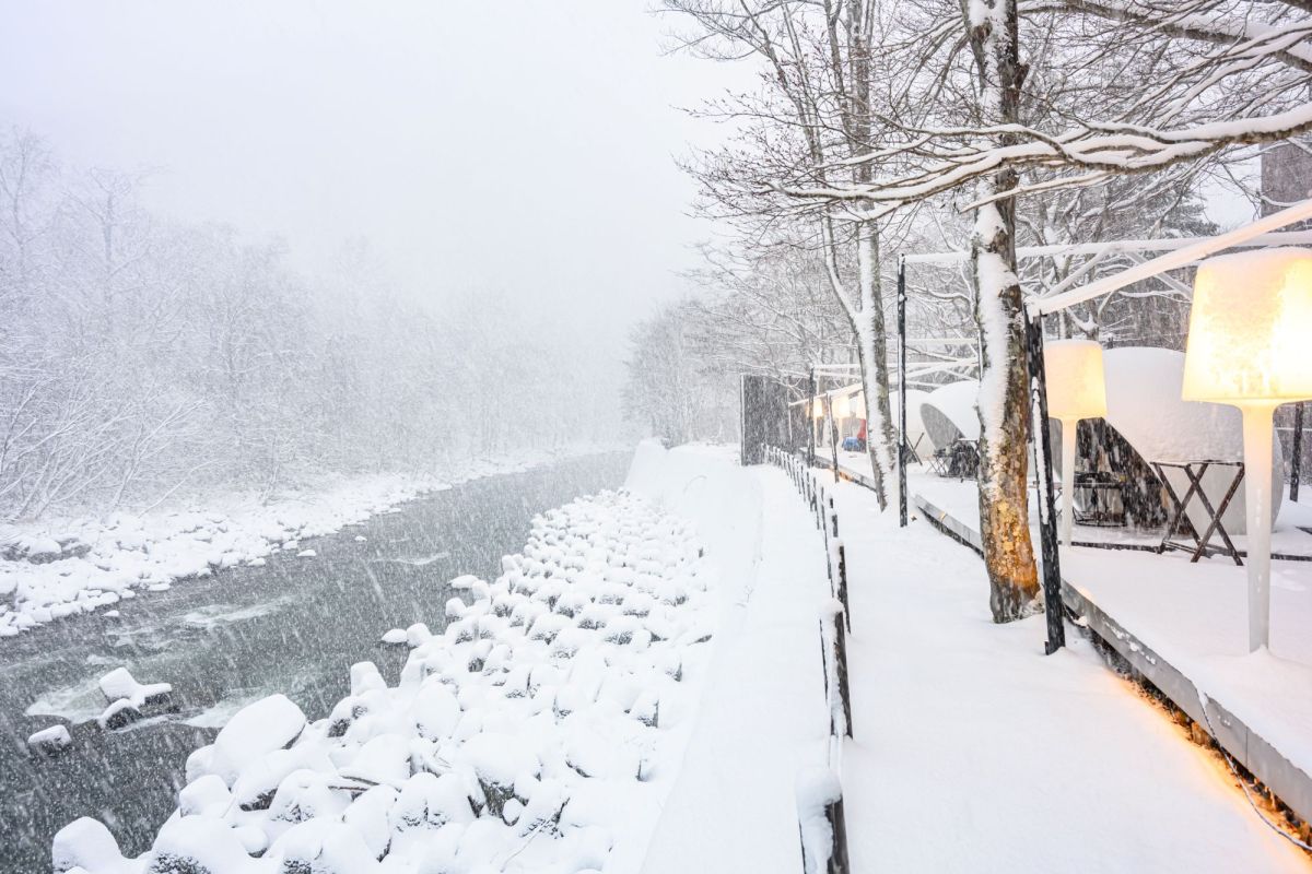 渓流テラス朝食