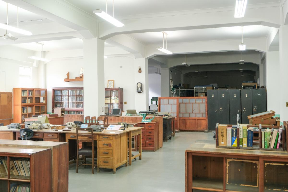 釜石鉱山展示室Teson 内観