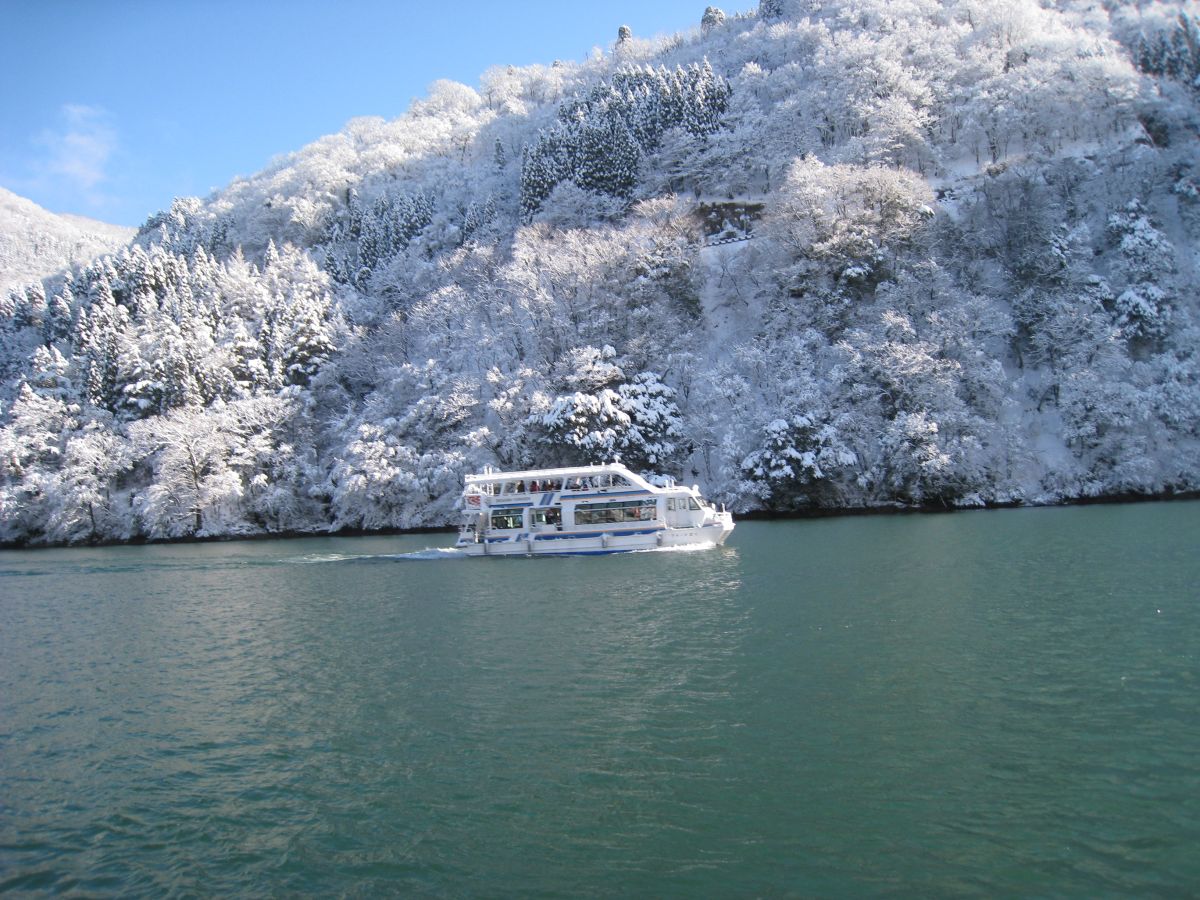 庄川峡雪景色2