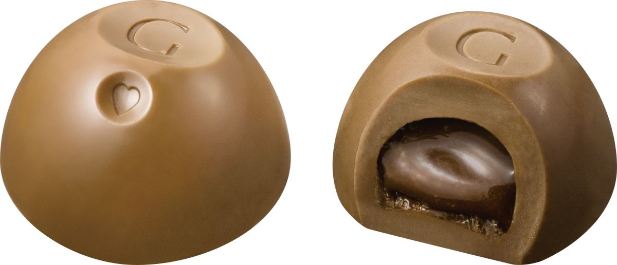 「G ショコラ／ミルクチョコレート 塩キャラメルガナッシュ」