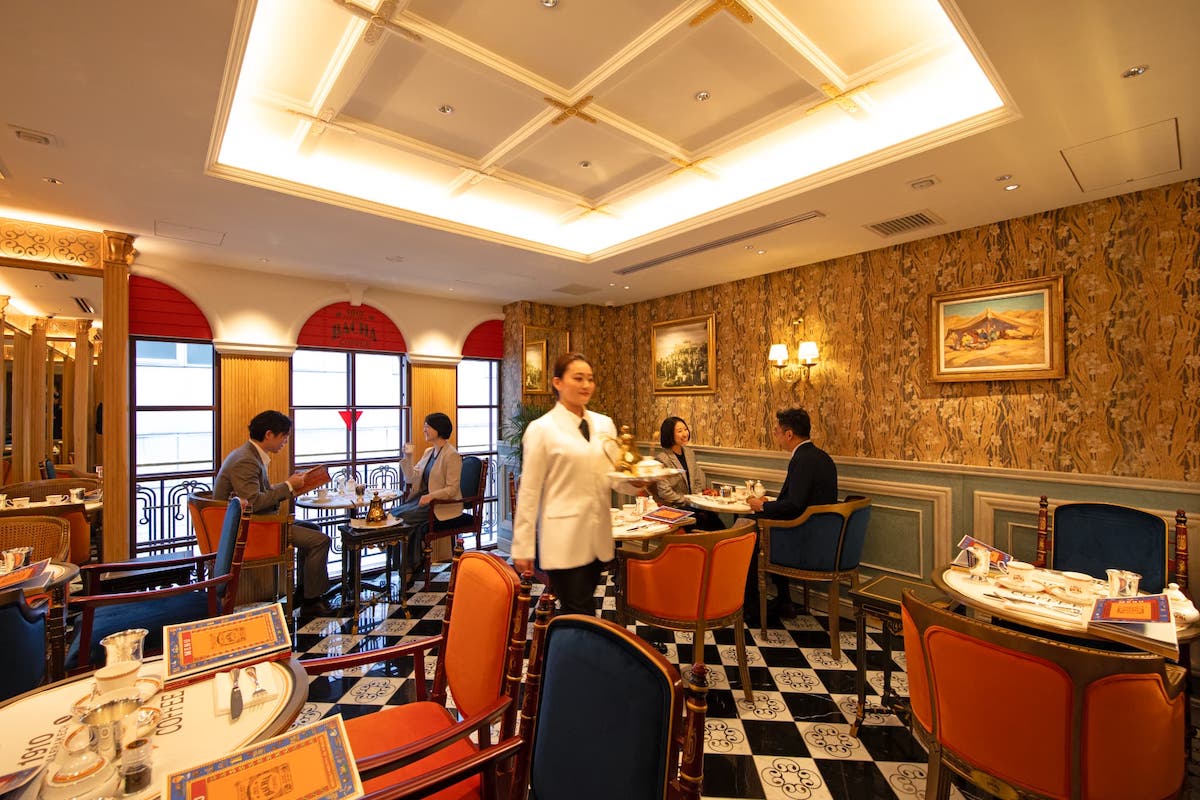 3階のコーヒールーム。2階とあわせて全40席を用意