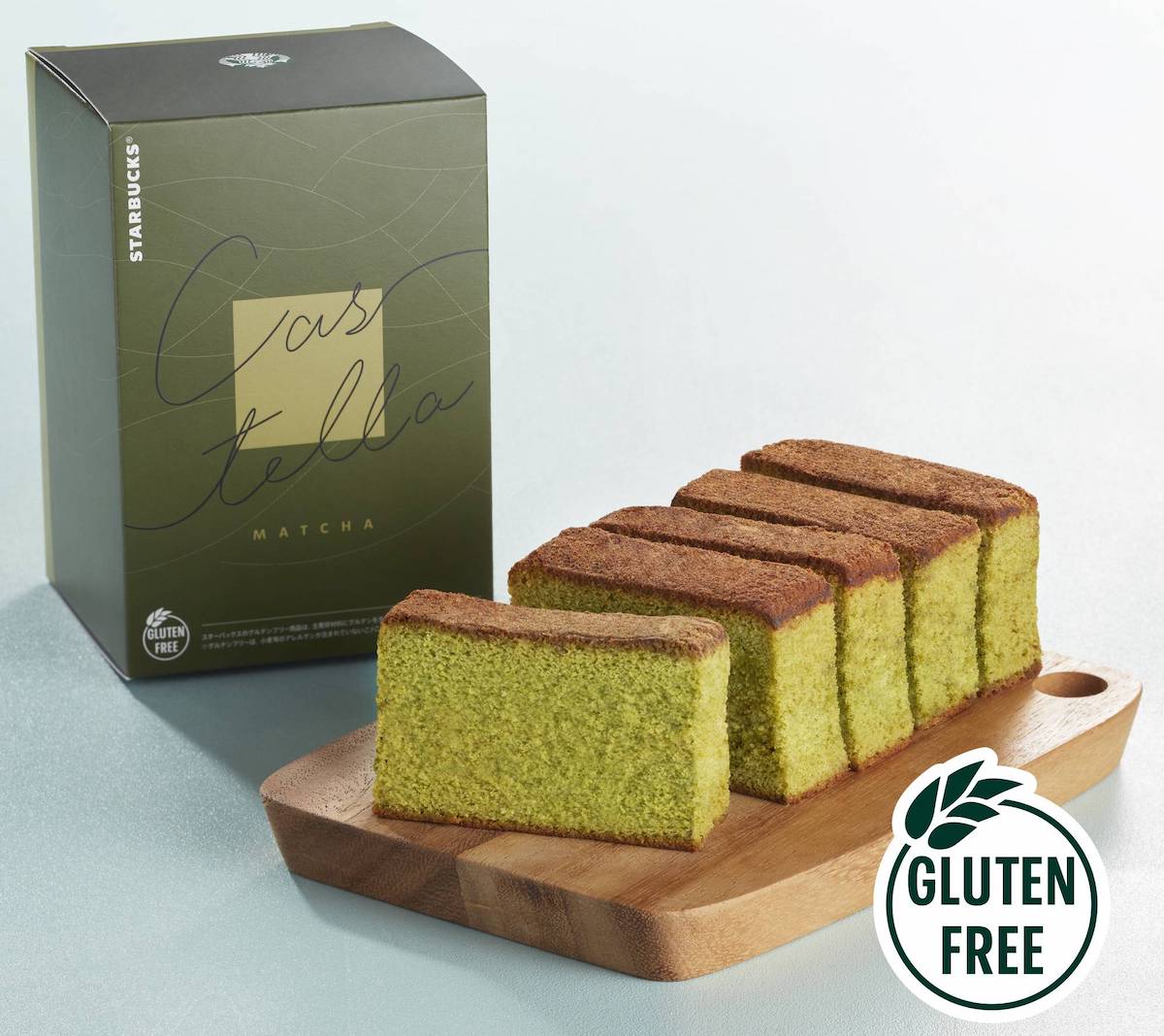 「抹茶の米粉カステラ」970円