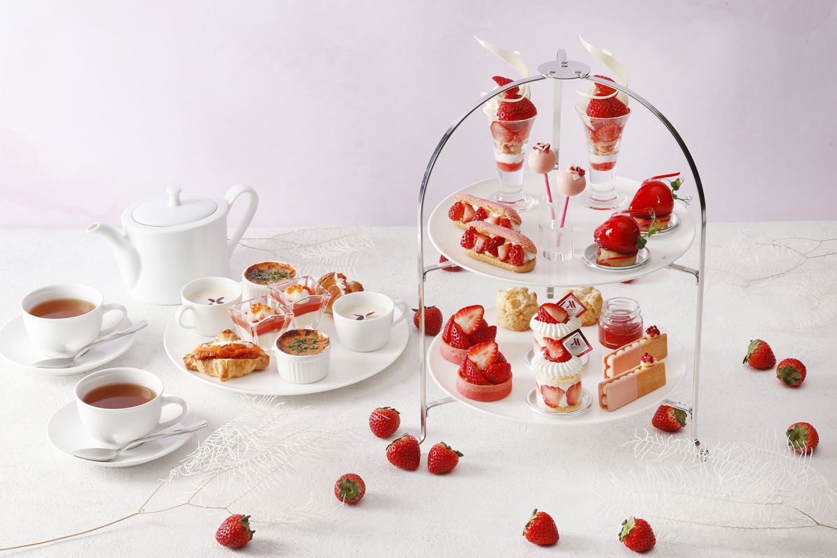 Strawberry &times; White Chocolate Afternoon Tea イメージ