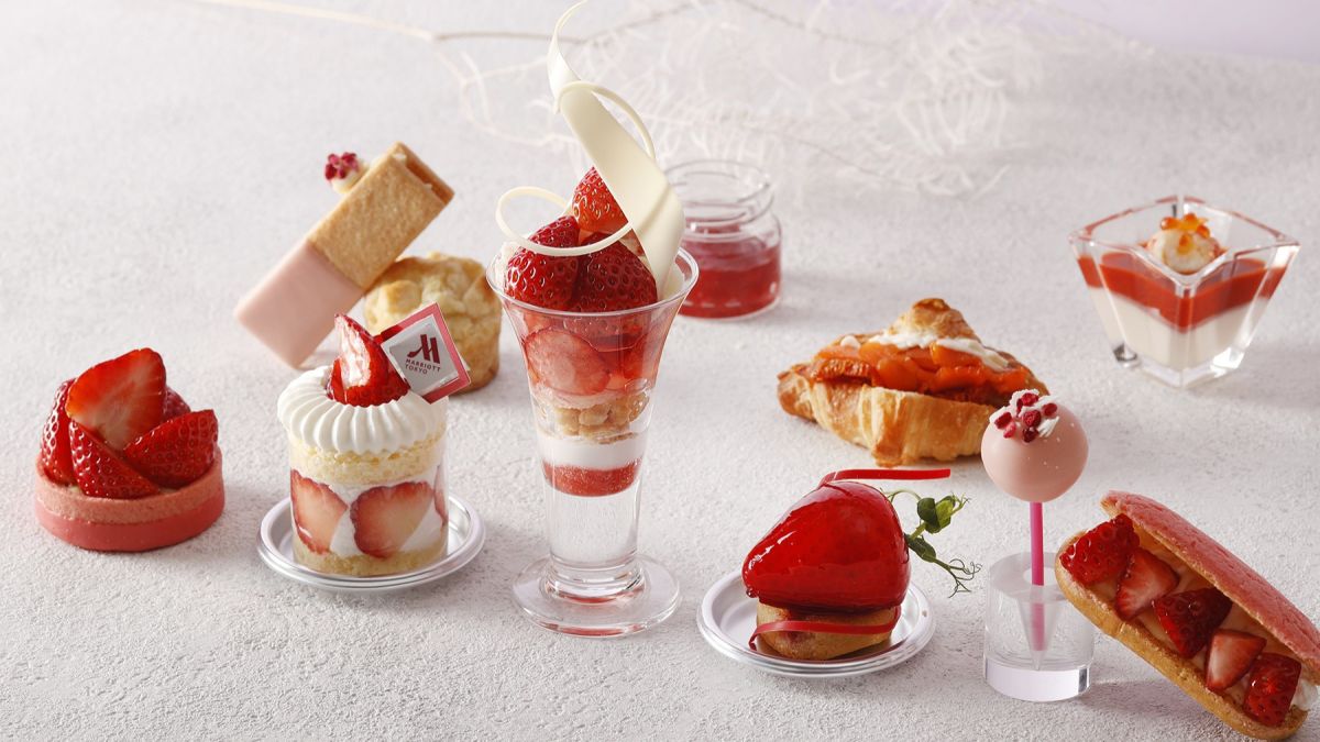 【東京マリオットホテル】埼玉発ブランドイチゴ「べにたま」と自家製ホワイトチョコレートのマリアージュ！ 「Strawberry × White Chocolate Afternoon Tea」