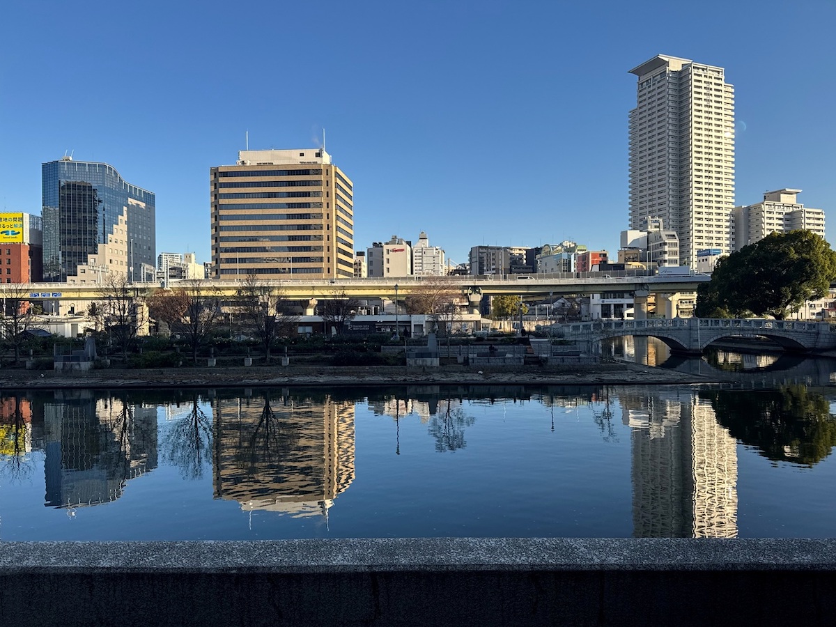 店内からの景色