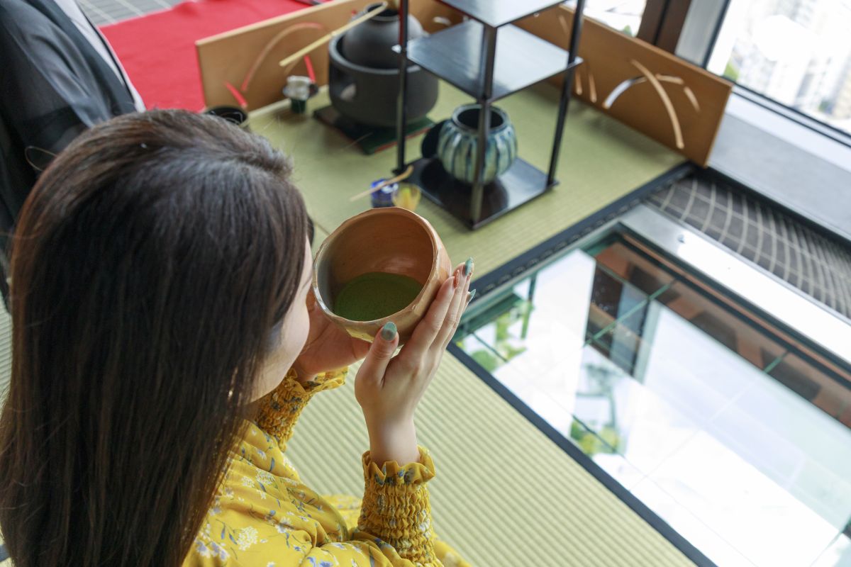 東京タワー「朝茶の湯」
