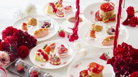 【ホテル日航大阪】3種のイチゴ食べ比べも楽しめる、イチゴづくしのティータイム！「苺アフタヌーンティーセット WINTERバージョン」