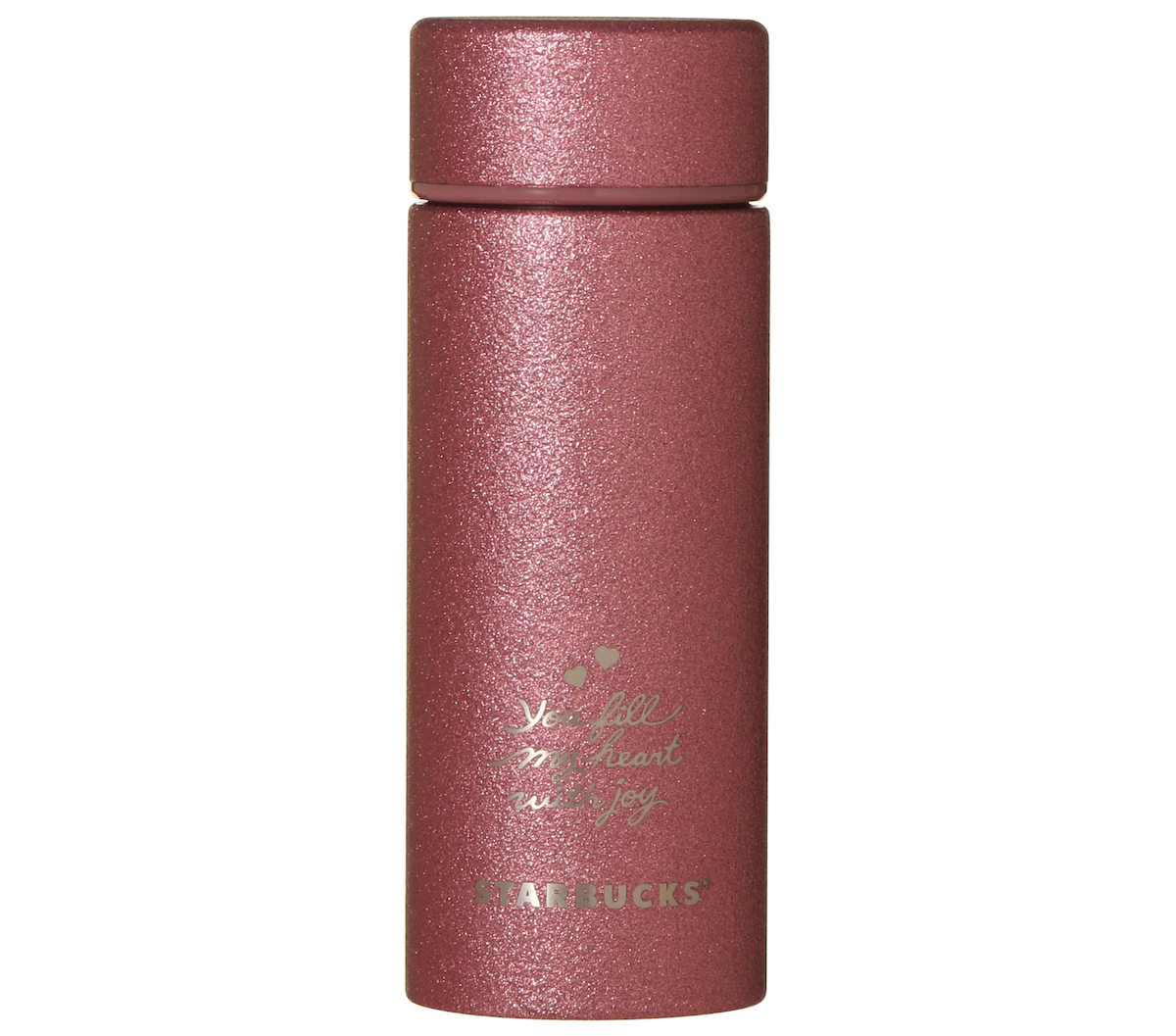 【オンライン限定】「バレンタイン2026ステンレスボトルグリッターレッド」355ml 4650円