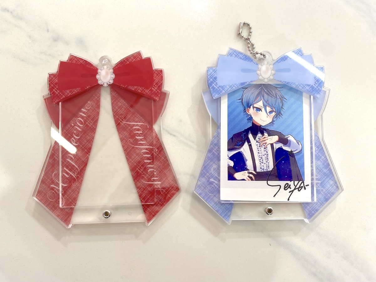 「fanfancy+ with GiGO 池袋3号館」フォトカードアクリルフレーム リボン ツイードチェック