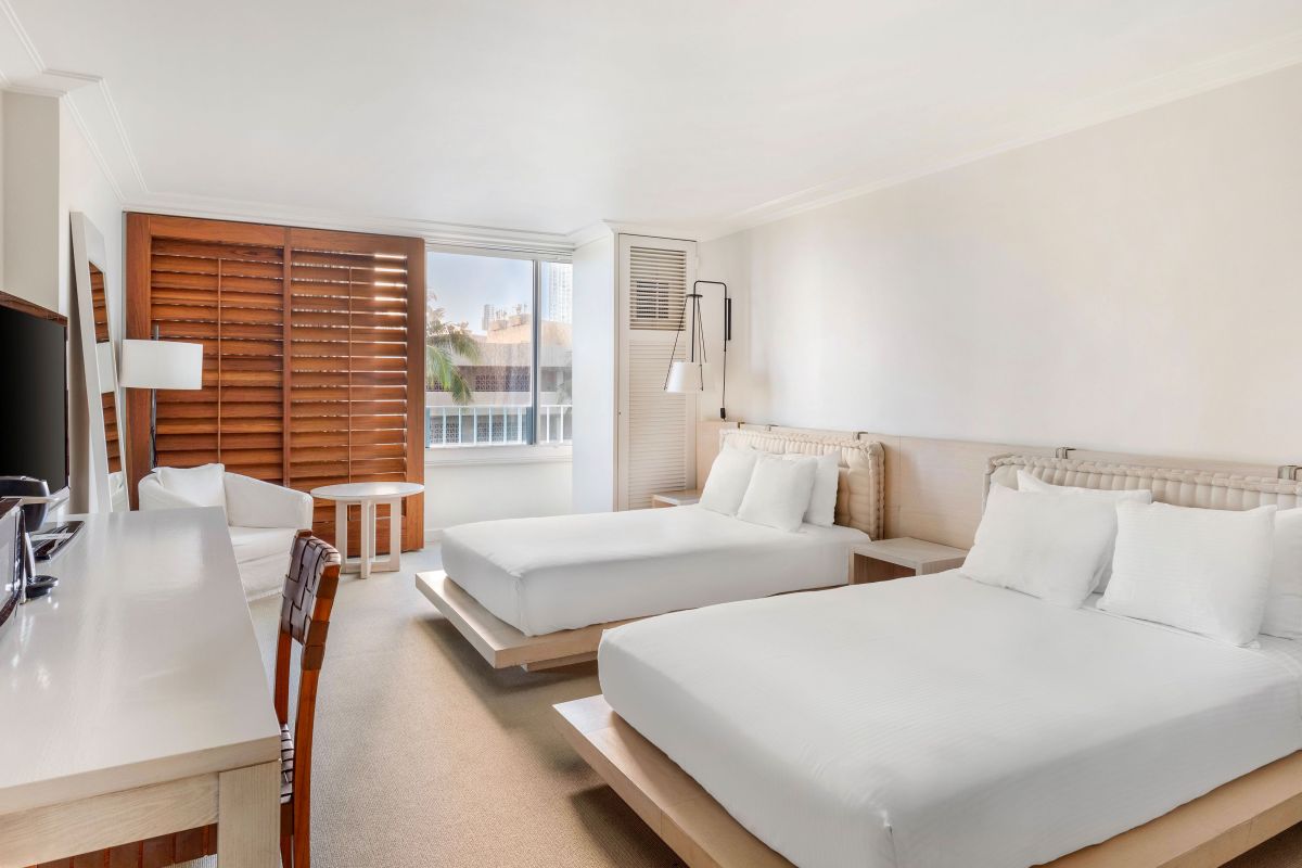 パーシャルオーシャンビュー（ダブルベッド2台）＄458～／ザ・モダン・ヒルトン・バケーションクラブ