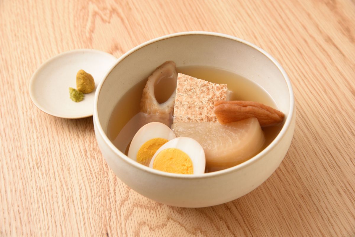 「ほっこりおでん ※値段はタネにより異なる」