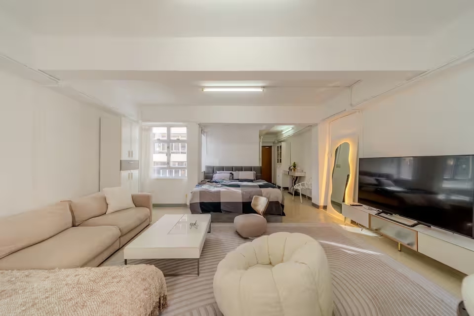 リビング／Photo：Airbnb