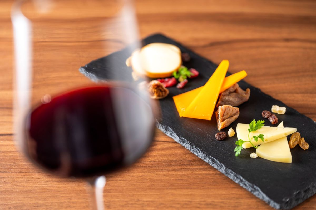 3種類のチーズとドライフルーツ