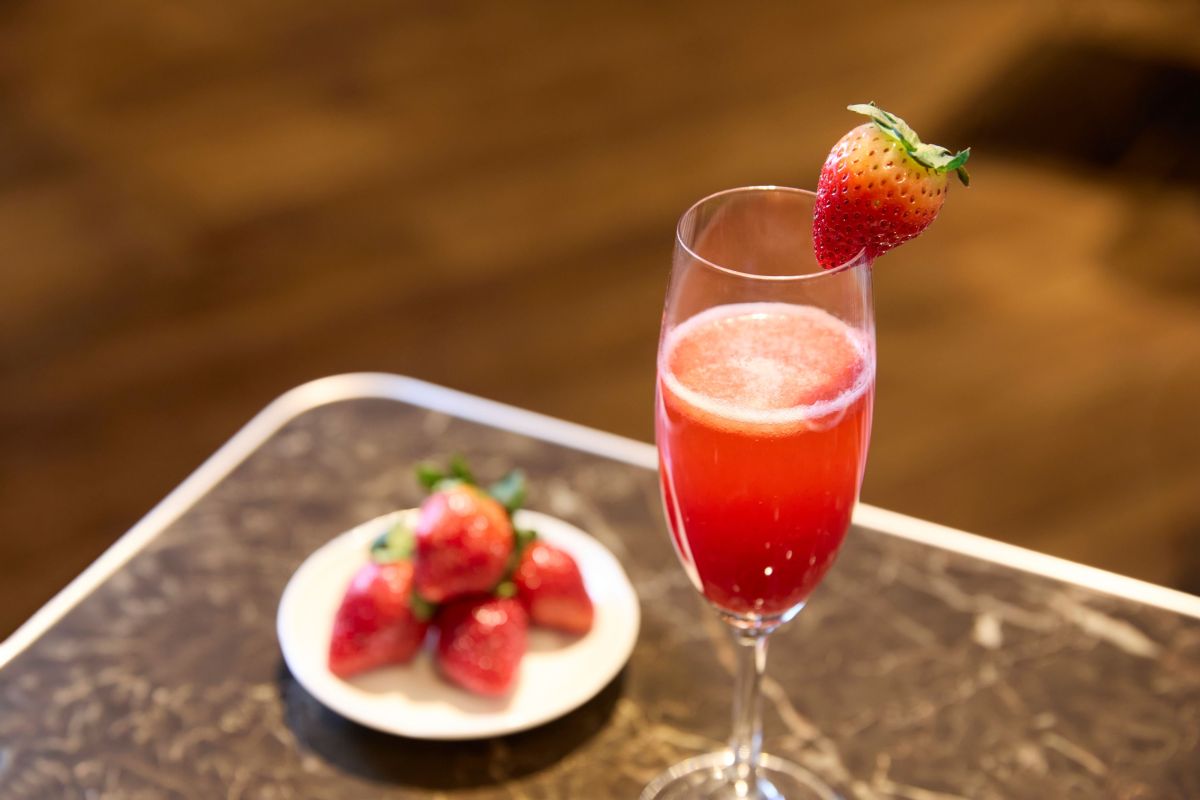 「ストロベリーニ（苺のカクテル）」990円