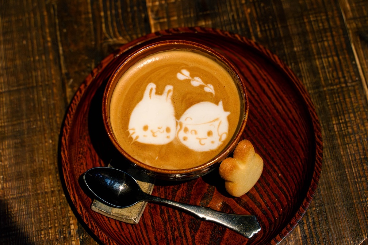 「カフェラテ」 ホット600円 