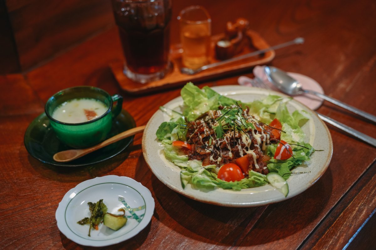 「シシリアンライスセット」（スープ、飲み物付き）1000円