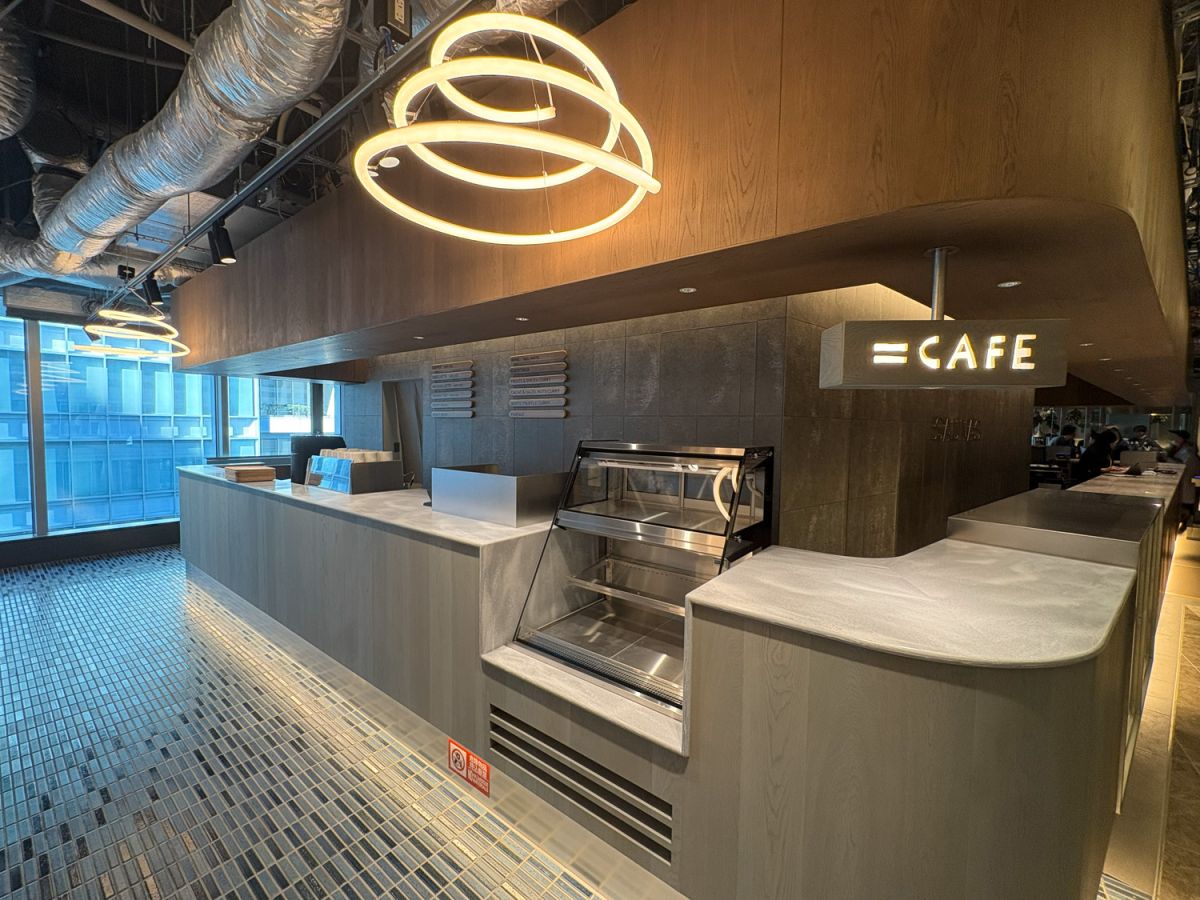 併設されたカフェ