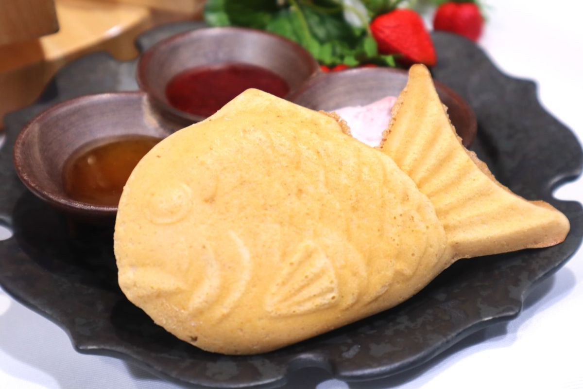 玄米粉のスコーンたい焼き