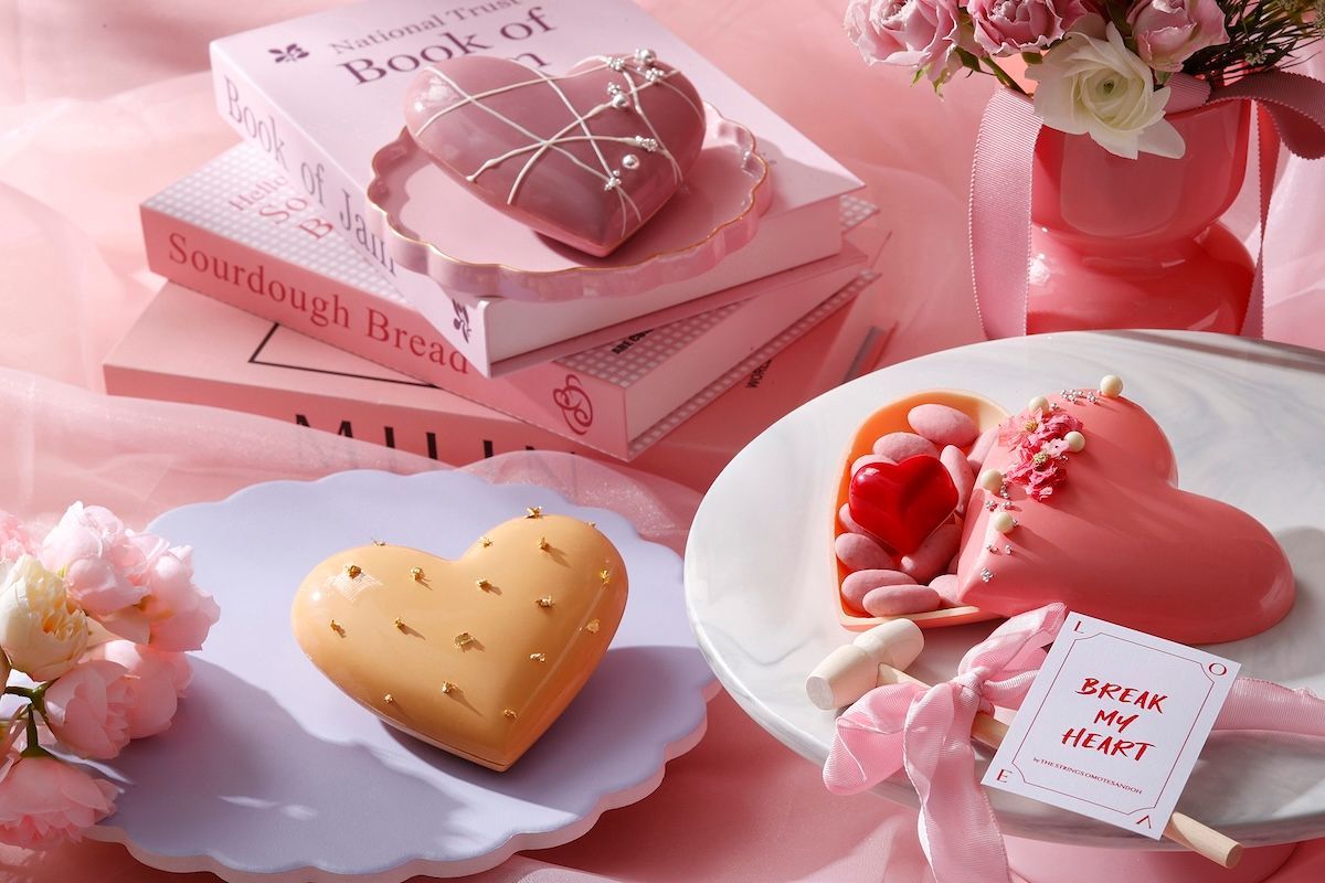 「Break My Heart！」ピンク／キャメル／パープル 各5500円