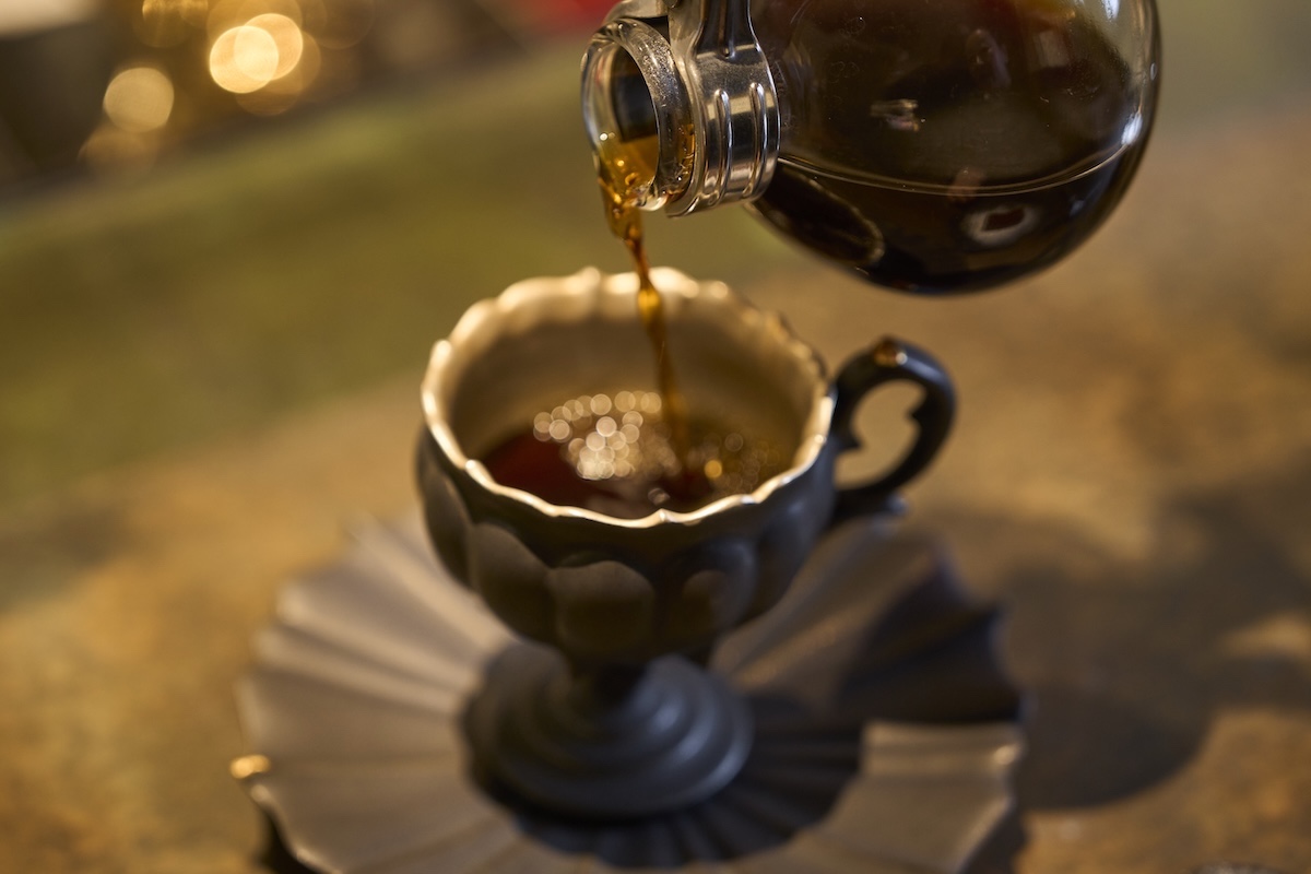 京都ゆかりの作家さんが作ったカップ＆ソーサーも素敵