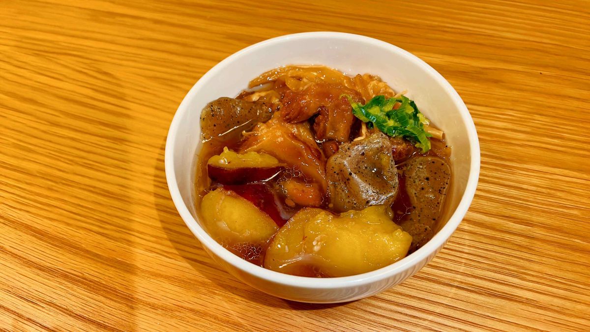 芋ばっかりの専門店IMOBAKKA「さつまいもと牛すじ」