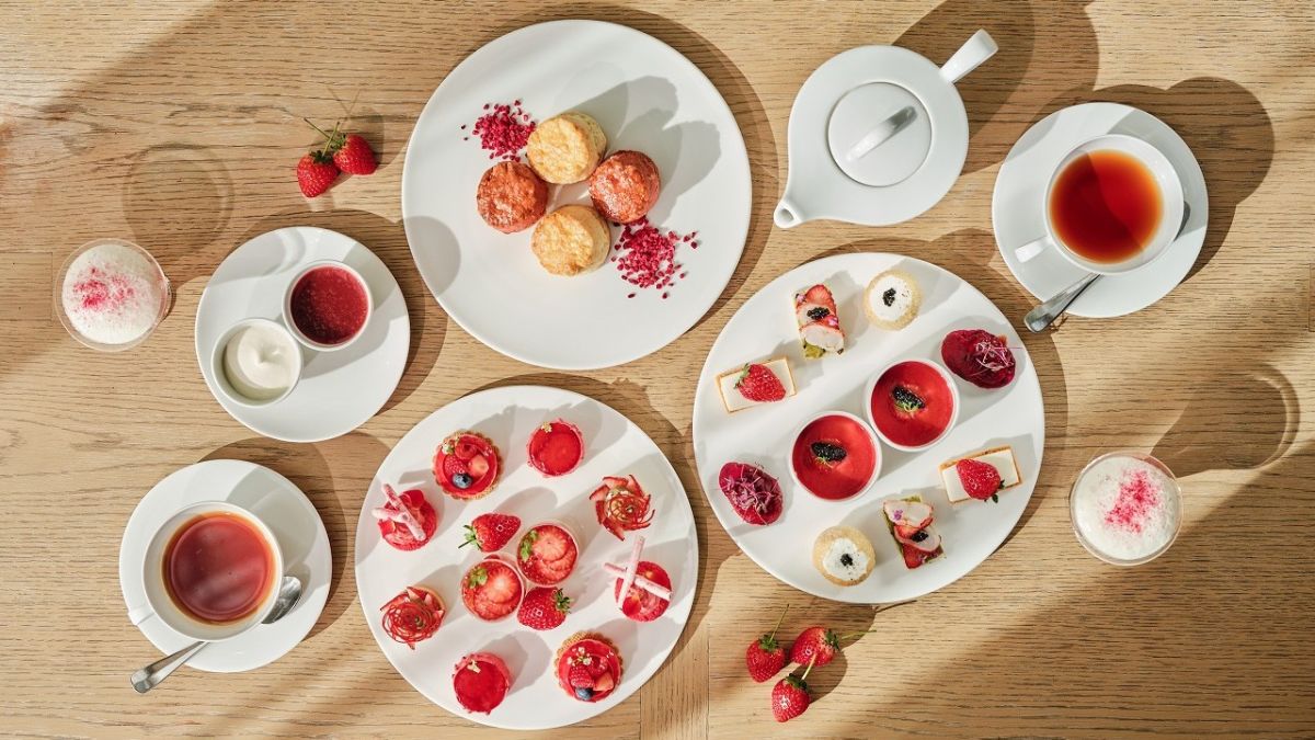 【東京エディション虎ノ門／銀座】旬のいちごがたっぷり！ 洗練された「ストロベリーアフタヌーンティー」