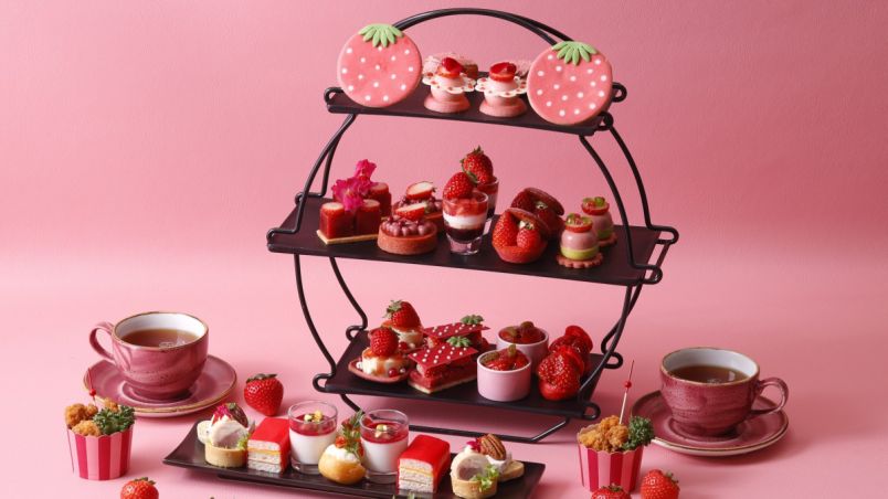 【ANAインターコンチネンタルホテル東京】イチゴ×10種類のフルーツが楽しい！「ストロベリー・アフタヌーンティー」