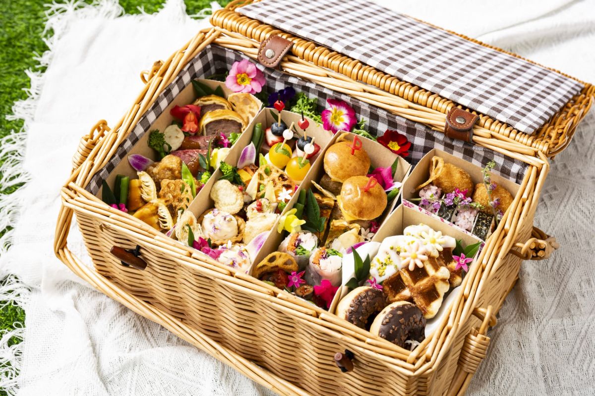 昼ピク　カラフルバスケット