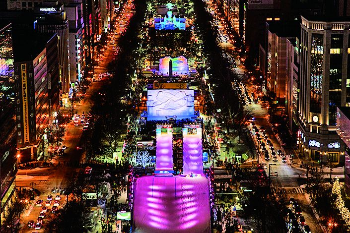 さっぽろ雪まつり全景