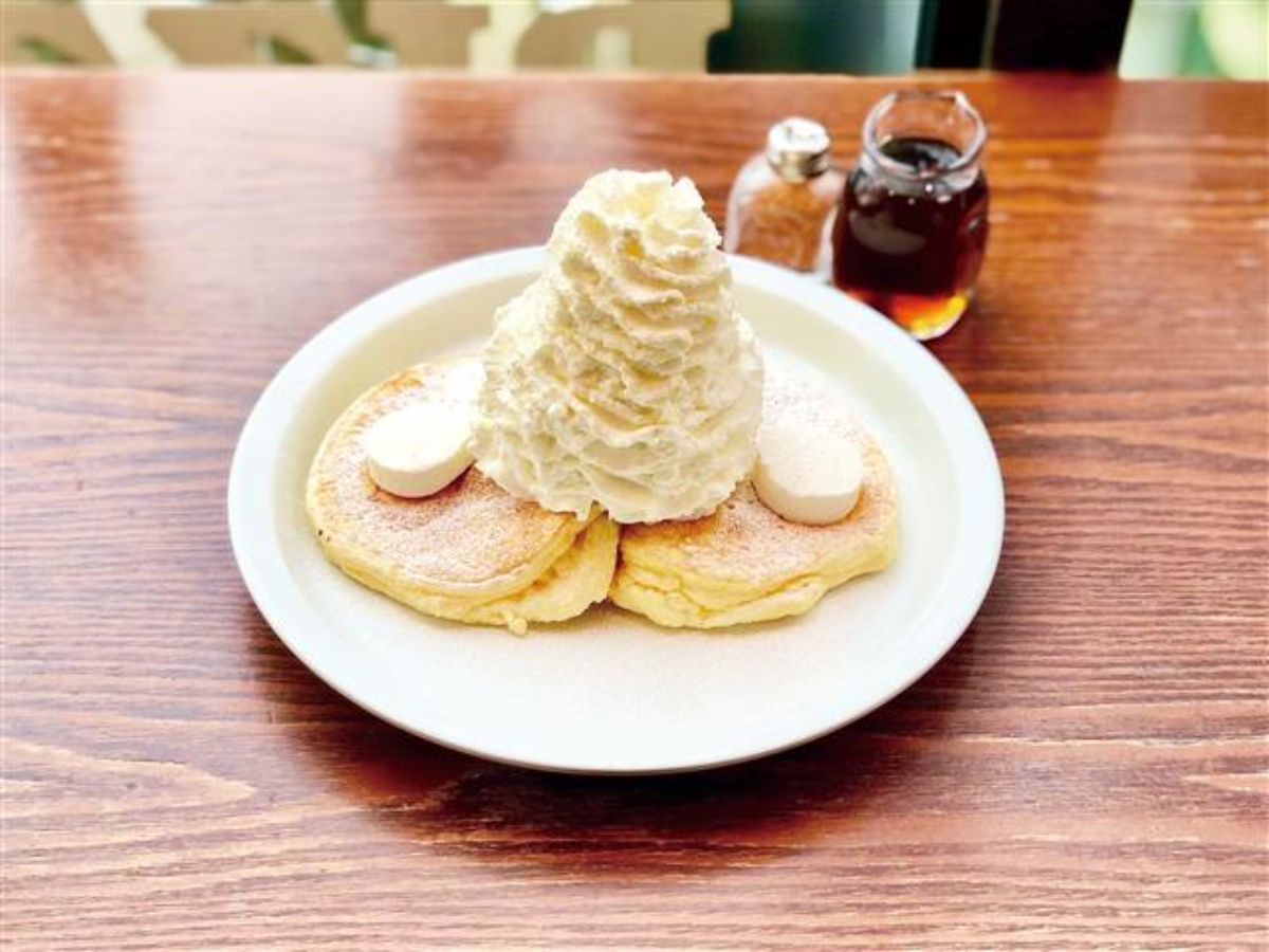 「パンケーキ＆ホイップクリーム」
