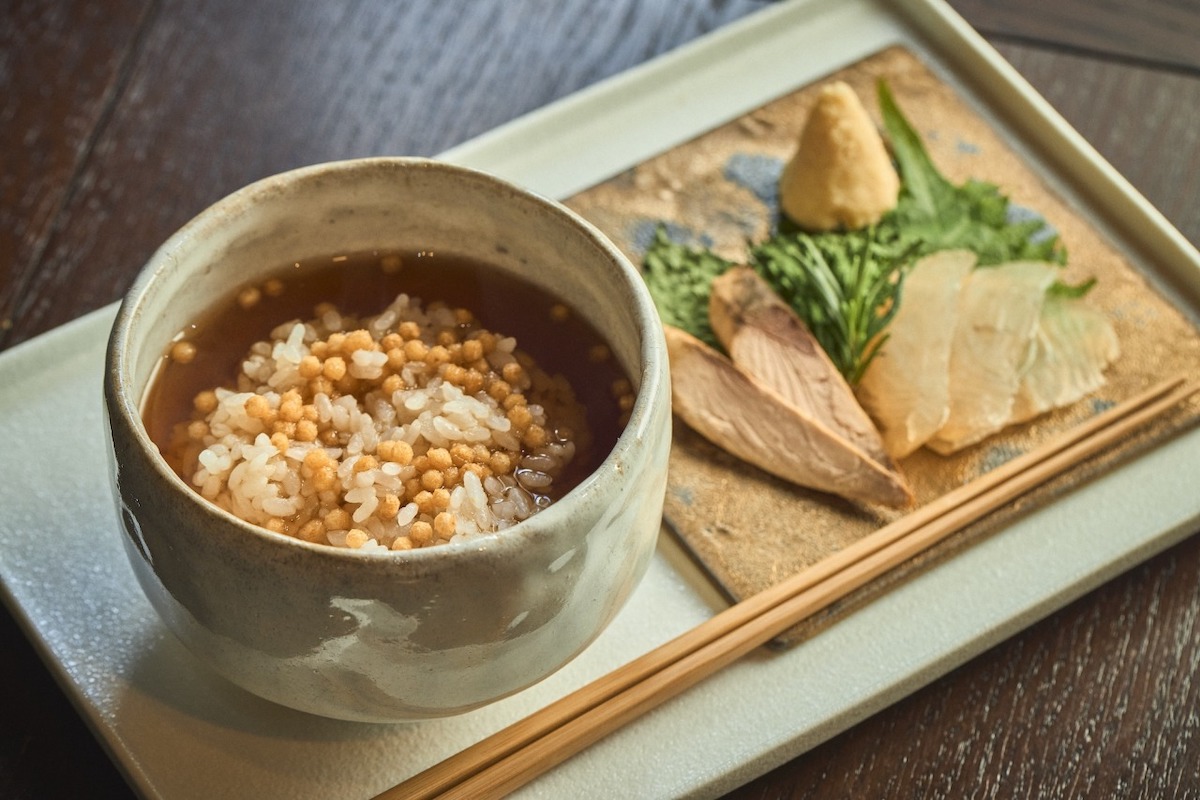 「紅茶のお茶漬けとのペアリング」3000円