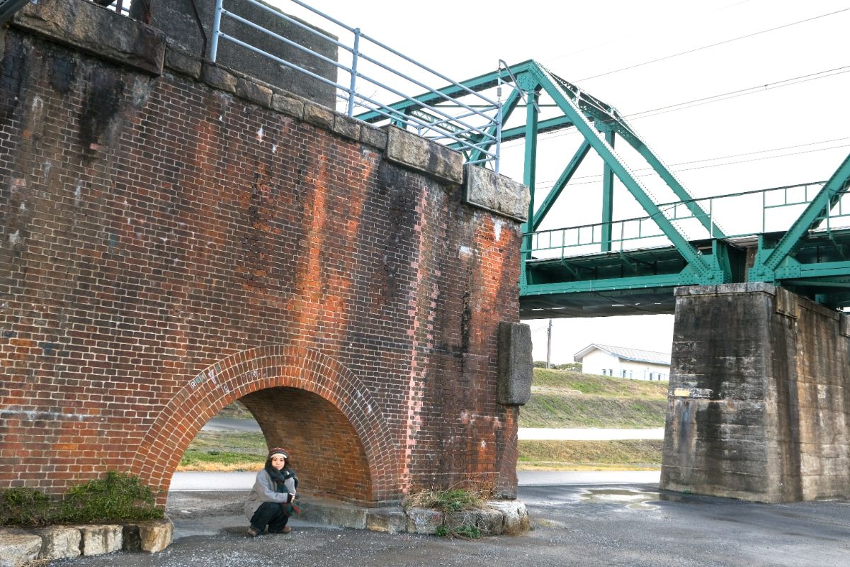 筑豊本線遠賀橋橋脚
