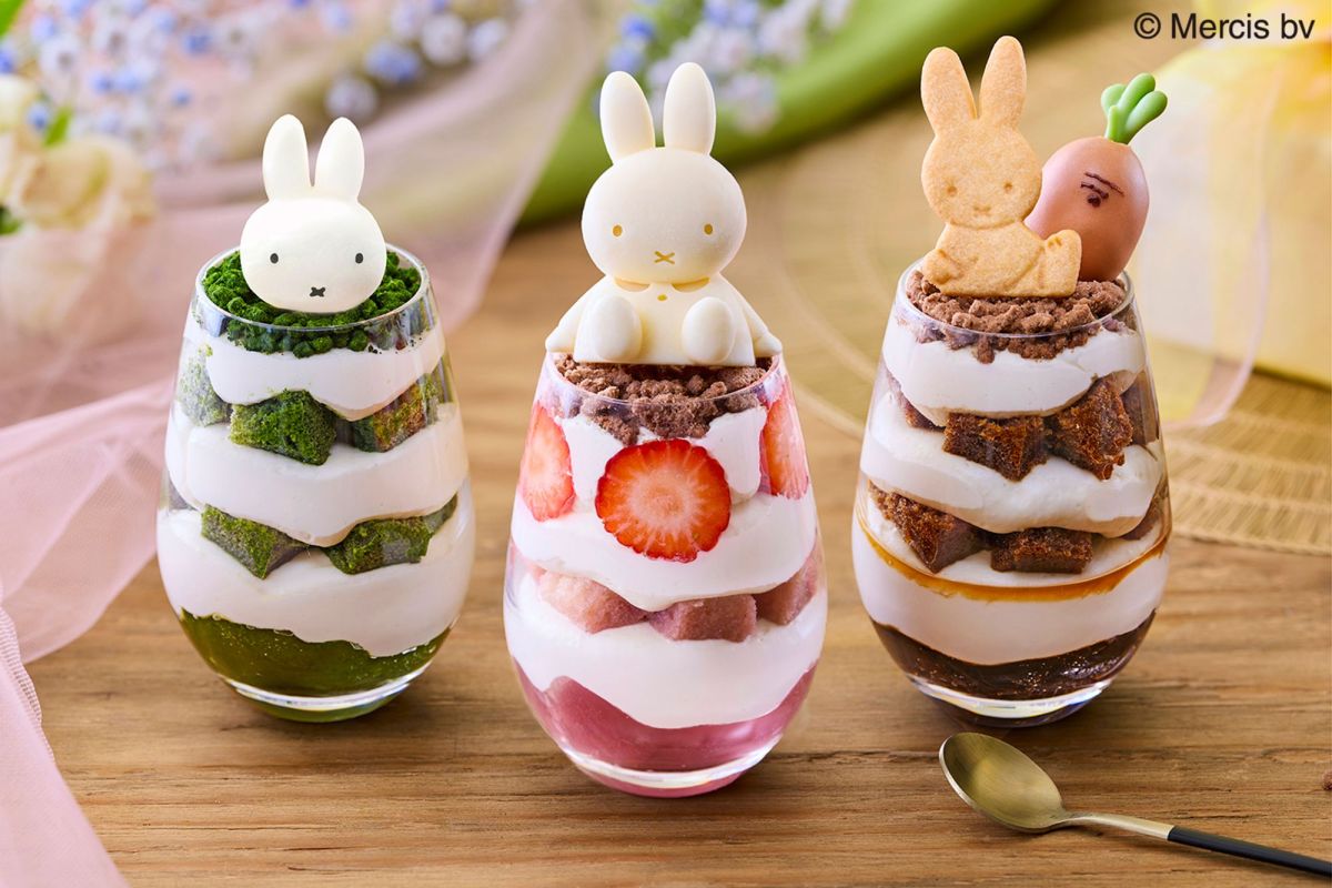 ミッフィーのグラスデザート