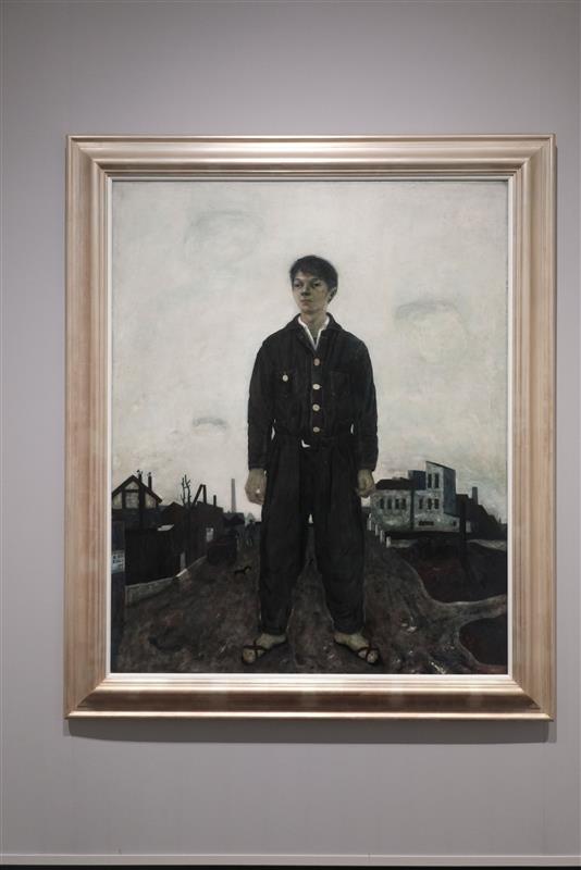 松本竣介《立てる像》1942年 神奈川県立近代美術館蔵