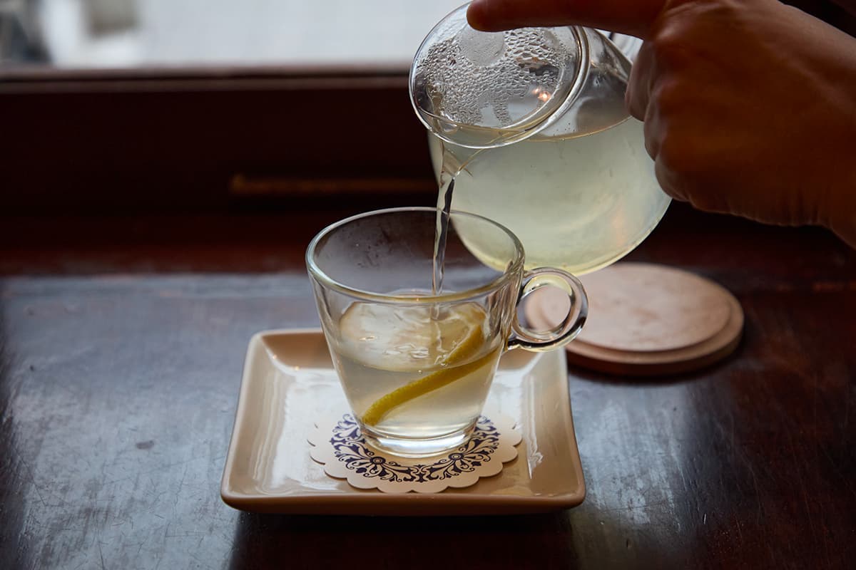 「ホットレモネード」700円