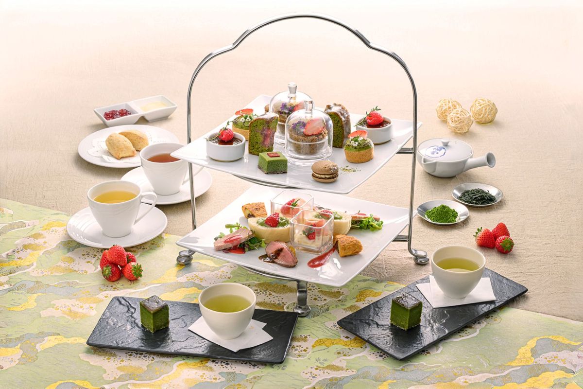 ポム・ダダン アフタヌーンティー &ldquo;日本茶の香りと苺の彩（いろどり）&rdquo;