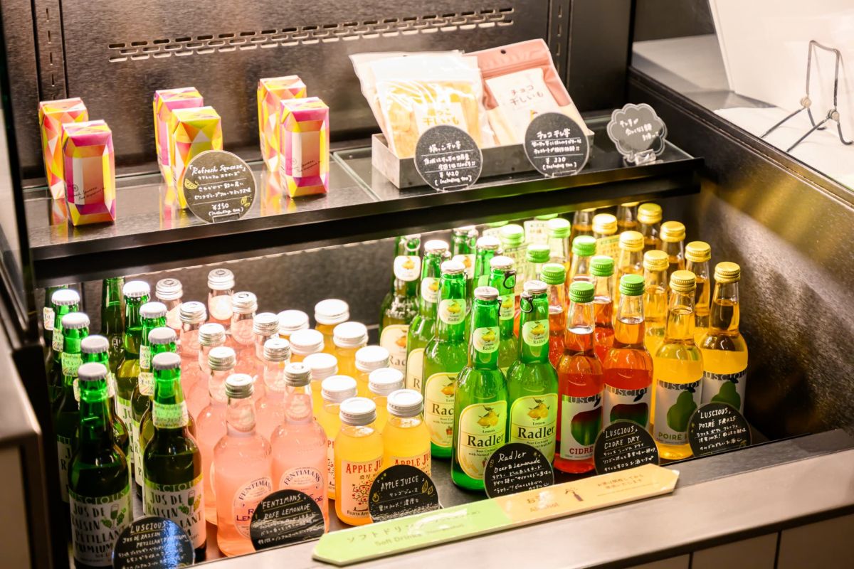 ドリンクもずらり