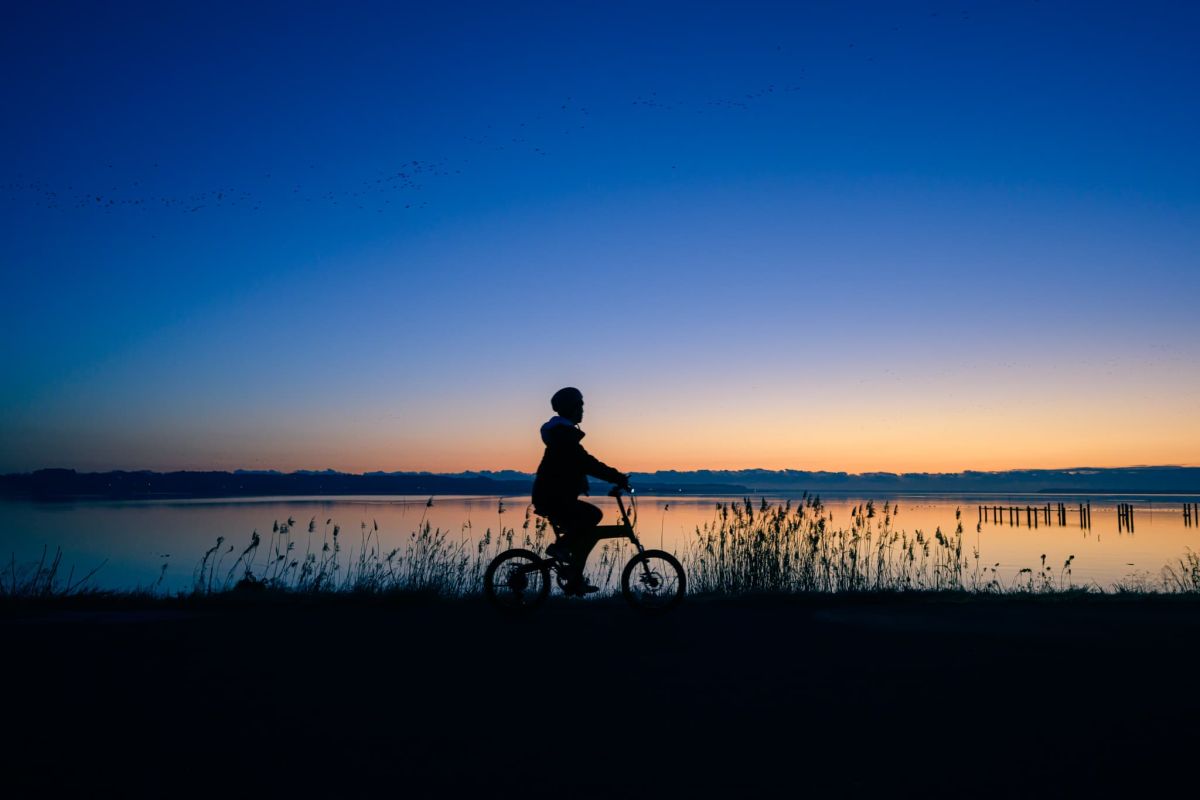 朝焼け絶景サイクリング