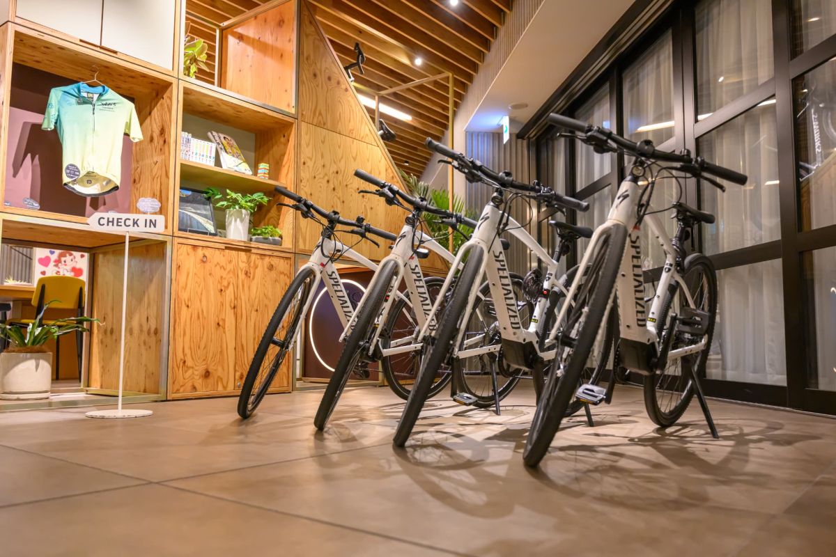 電動アシスト付きレンタサイクル