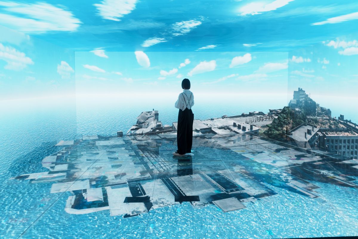 4Kパネル5面体の立体シアター