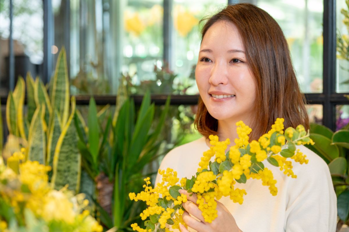 株式会社ローランズの社長兼フローリストの福寿満希さん