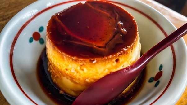 地獄蒸しプリン