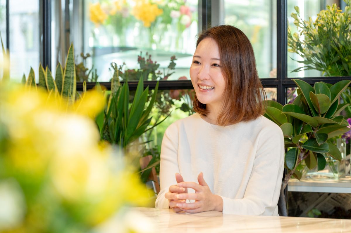 株式会社ローランズの社長兼フローリストの福寿満希さん