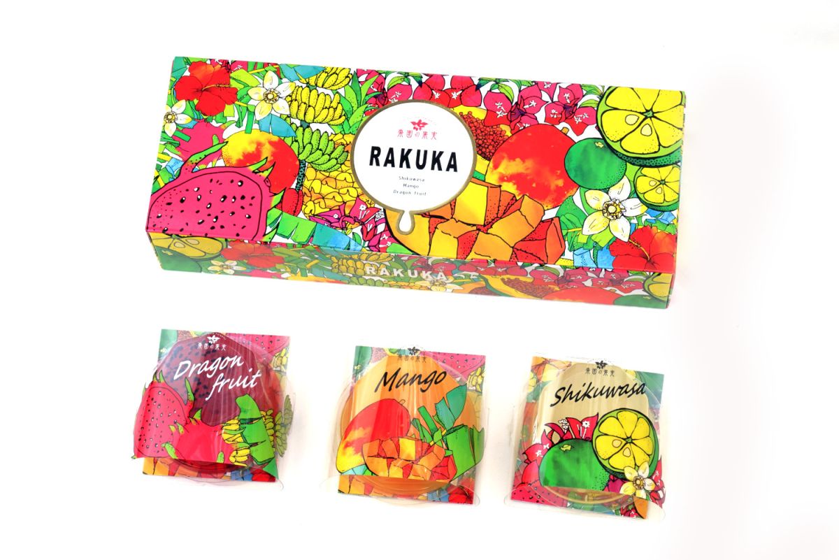 「RAKUKAゼリー」1個450円、3個入りギフトセット1350円