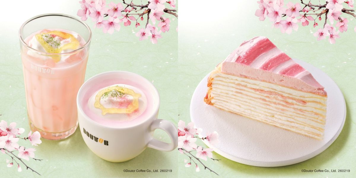 ドトールコーヒーショップで「ふわりと香る。桜フェア」開催中！春のおでかけにもぴったり