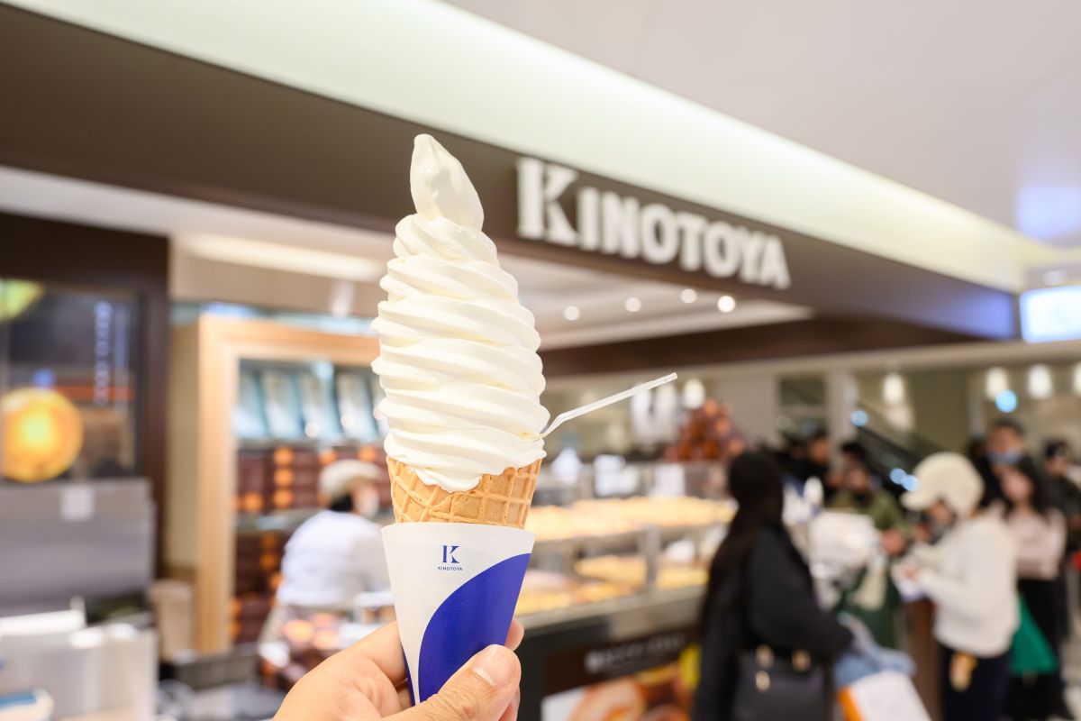 きのとやの「極上牛乳ソフト」540円