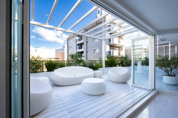 テラス／Photo：Airbnb