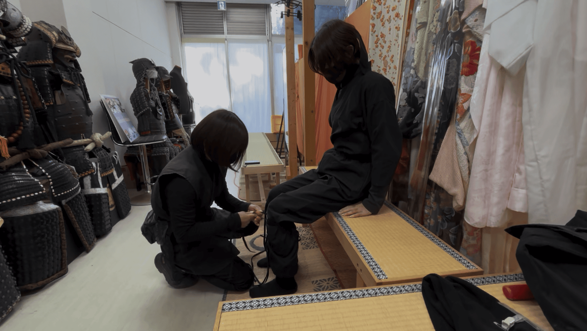 時代衣装着付体験（支給予定）