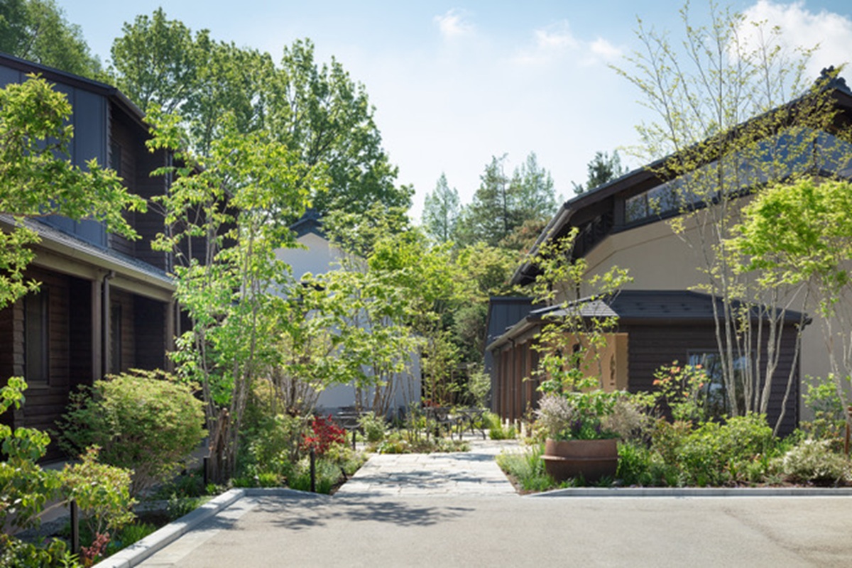 自然に囲まれて発酵を体験できる施設／菊水酒造提供